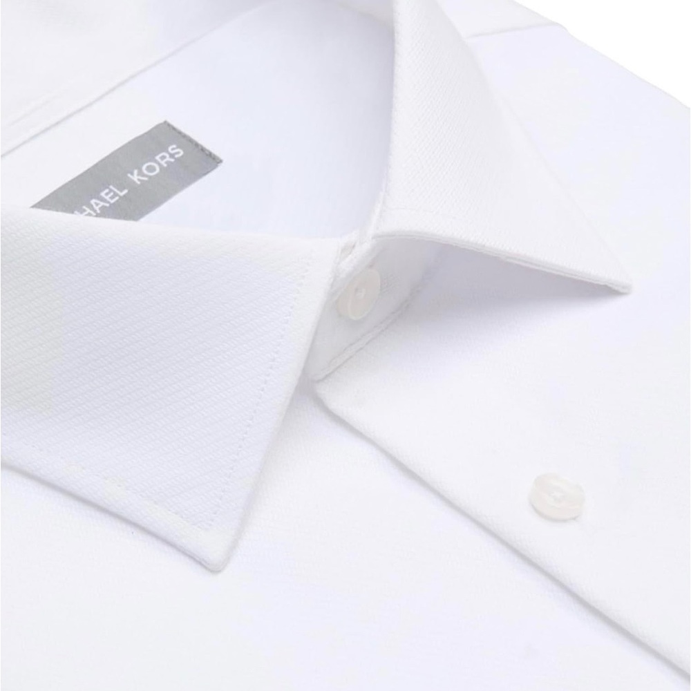 Michael Kors Men’s French Cuff Dress Shirt - Size 16 x 34/35 - White